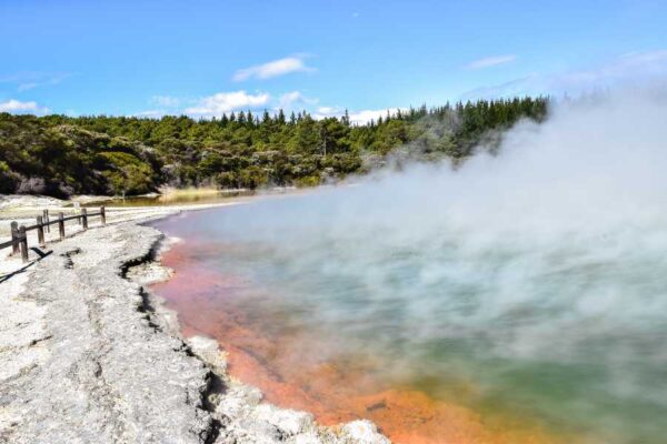 Rotorua - sopečná aktivita